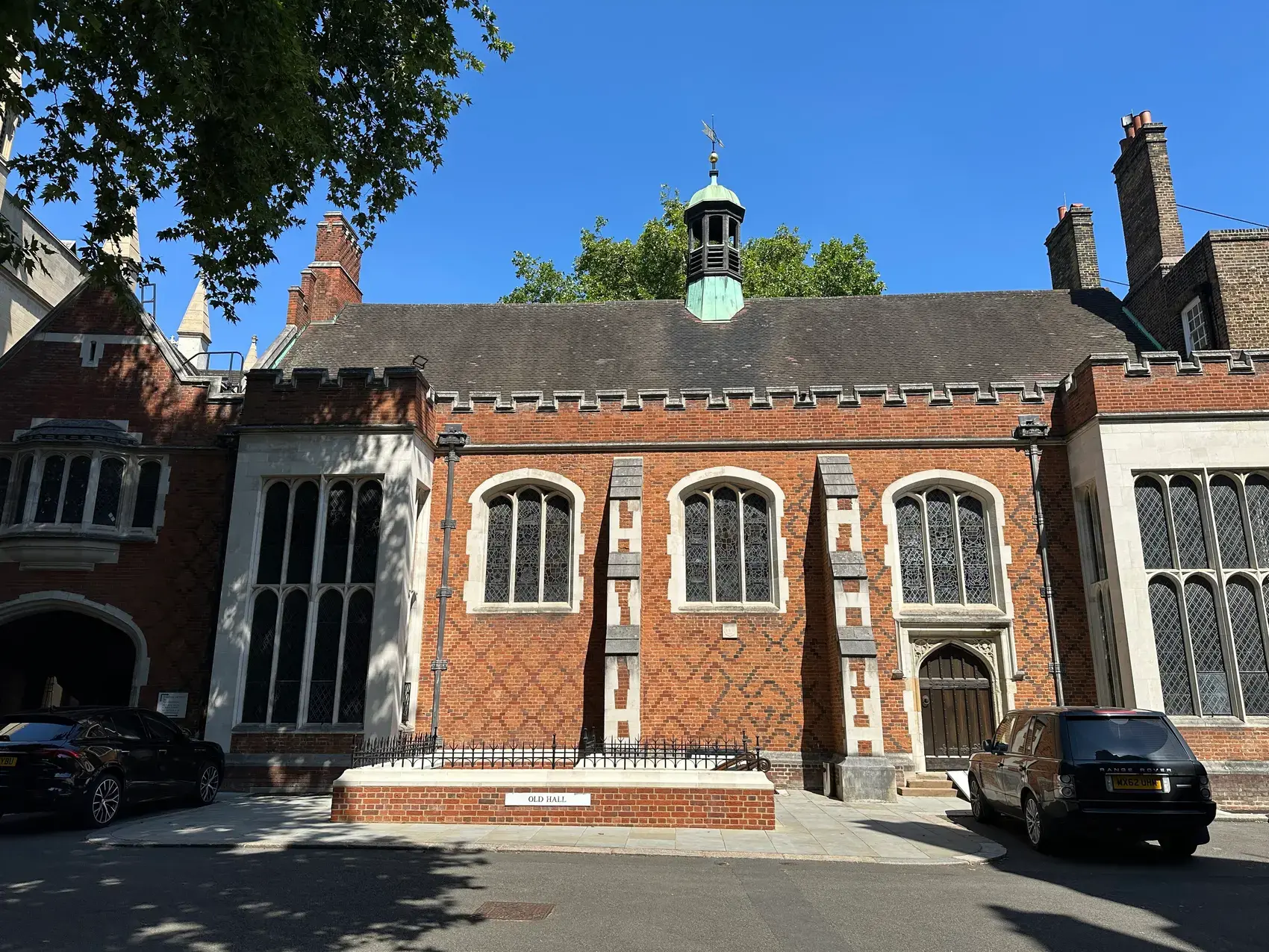 Exterior of the Old Hall at Lincoln's Inn
