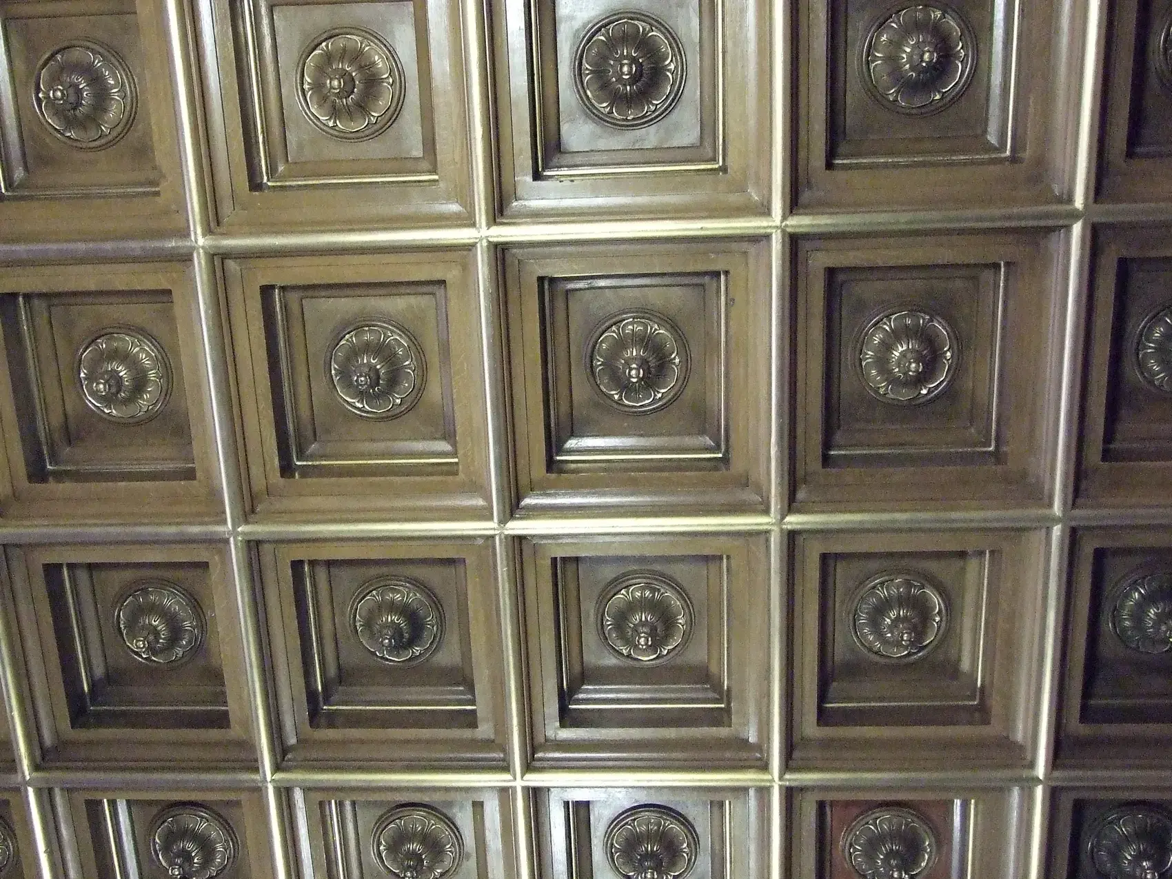 Coffered ceiling of the Advocates Library in Edinburgh